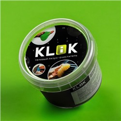 Автомобильный очиститель гель-слайм "лизун" Klik, черный, 100 г