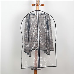 Чехол для одежды Доляна, 60×90 см, PE, прозрачный