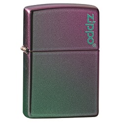 Зажигалка ZIPPO Classic с покрытием Iridescent, латунь/сталь, фиолетовая, матовая, 38x13x57 мм