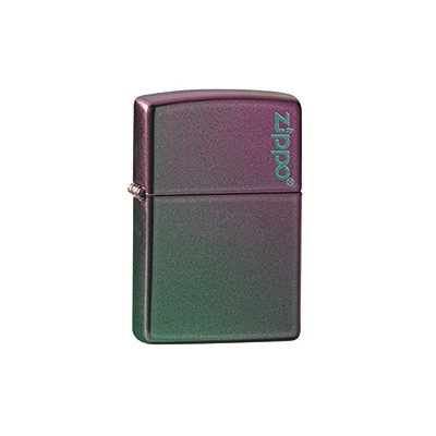 Зажигалка ZIPPO Classic с покрытием Iridescent, латунь/сталь, фиолетовая, матовая, 38x13x57 мм