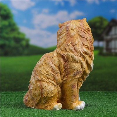 Садовая фигура "Кот персидский сидит" 30см