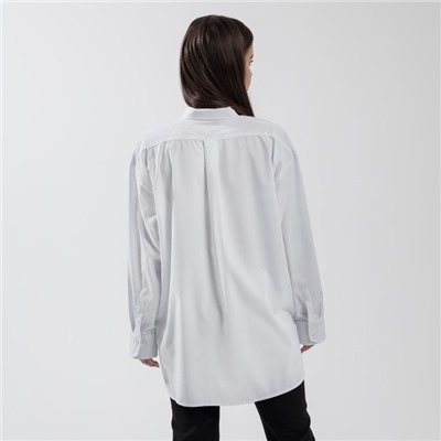 Рубашка SL, косая планка, 42-44, белый