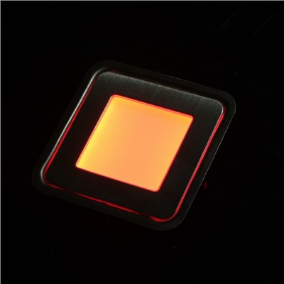Набор сверхплоских врезных светильников 6 шт, IP66, 0.5 Вт/шт, 12 В, МУЛЬТИ, форма квадр