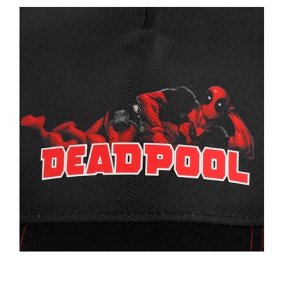 Бейсболка с сеточкой CAPSLAB арт. CL/MAR4/1/DEA3 Marvel Deadpool (черный / красный)