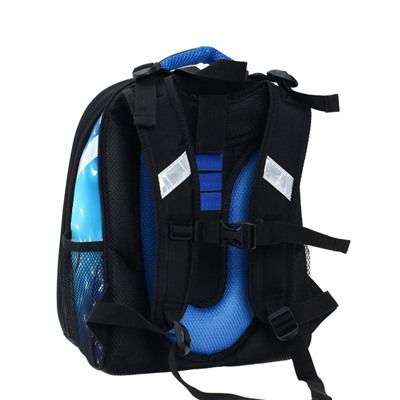 Рюкзак каркасный Probag "Волшебный" 38 х 30 х 16 см, эргономичная спинка, голубой
