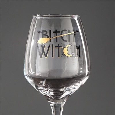 Бокал для вина "Bitch Witch", 350 мл