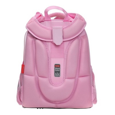 Рюкзак каркасный Hatber Ergonomic Classic Girl power, 37 х 29 х 17 см, розовый