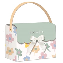 Пакет подарочный «Flower bag», green (24.5*19.5*9.5)