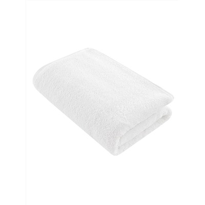Полотенце махровое белое, гостиничное "FORS" 400 гр 70x140 см 1/1