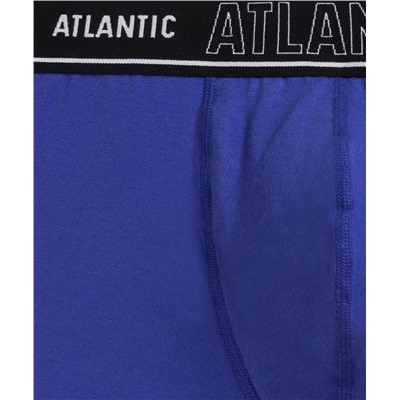 Мужские трусы шорты Atlantic, 1 шт. в уп., хлопок, фиолетовые, MH-1191