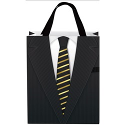 Пакет подарочный «Business suit», necktie (18*23*10)