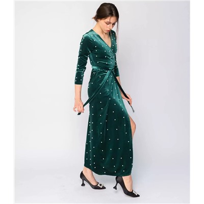 Платье #88831, зеленый