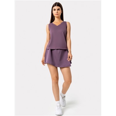 Юбка-шорты женская в фиолетовом оттенке