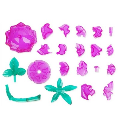Yuxin 3D-Пазл "Роза" Розовая Crystal Puzzle