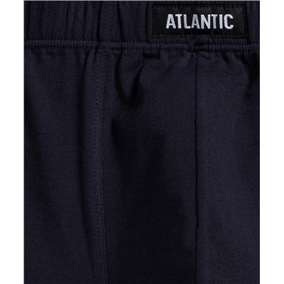 Мужские трусы шорты Atlantic, набор из 5 шт., хлопок, темно-синие + темно-голубые + голубые + небесно-голубые, 5SMH-002