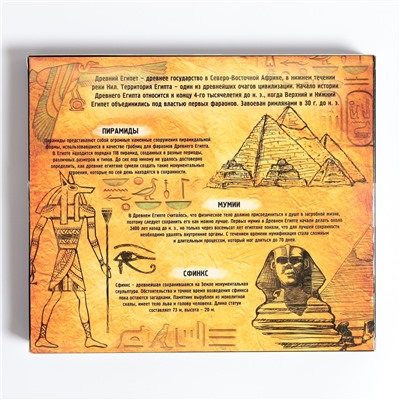 Puzzle Набор головоломок «Загадки Древнего Египта» 6шт металл