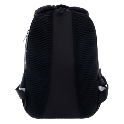Рюкзак школьный Hatber Sreet "Мур-Мяу", 40 х 26 х 19 см, эргономичная спинка, розовый, чёрный