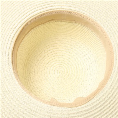 Шляпа женская MINAKU, цв.молочный, р-р 58