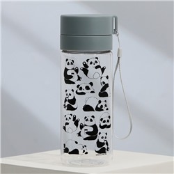 Бутылка для воды с подвесом «Панда», 600 мл