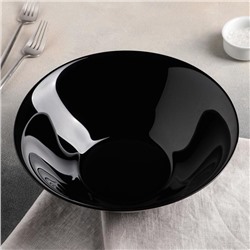Салатник стеклокерамический Carine Noir, d=27 см, цвет чёрный