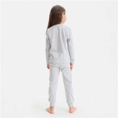 Пижама детская для девочки KAFTAN Sister, р.30 (98-104), серый