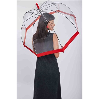 L041-025 Red (Красный) Зонт женский трость Fulton