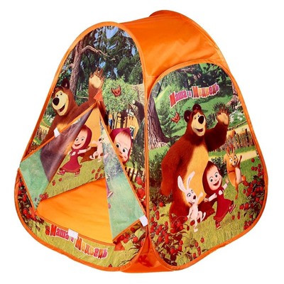 Детская палатка «Маша и Медведь» в сумке