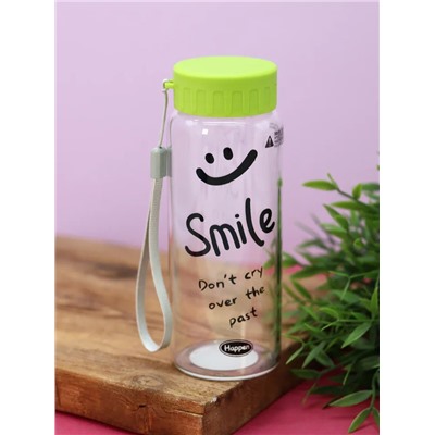 Спортивная бутылка «Smile!», green (440 мл)