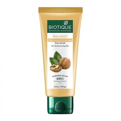 BIOTIQUE Walnut exfoliating &amp; polishing face scrub Очищающий скраб для лица с маслом грецкого ореха 100г