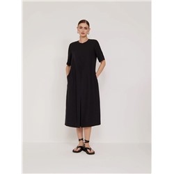 Платье а-силуэта  цвет: Черный PL1389/uran | купить в интернет-магазине женской одежды EMKA