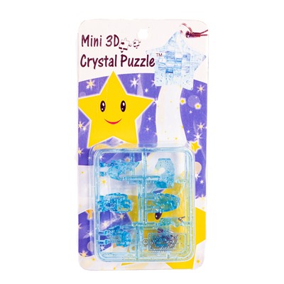 Yuxin 3D-Пазл "Мини-Звезда" Crystal Puzzle, (брелок)