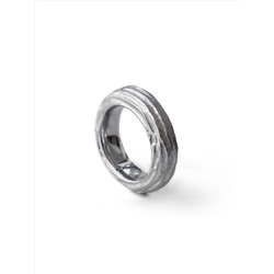 Серебряное кольцо-форма Fackтура