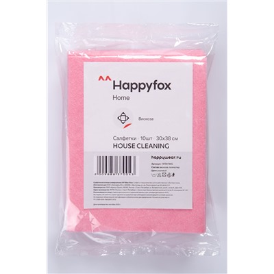 Набор салфеток вискозных 10 шт Happy Fox Home