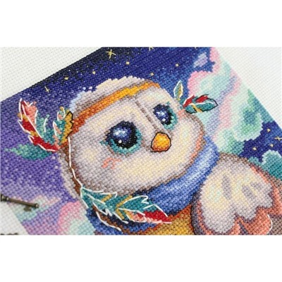 Набор для вышивания «Добродушная сова» 20 × 14 см