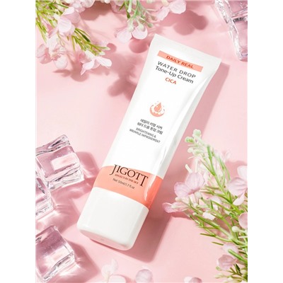 JIGOTT - КРЕМ ДЛЯ ЛИЦА УВЛАЖНЯЮЩИЙ С ЭКСТРАКТОМ ЦЕНТЕЛЛЫ АЗИАТСКОЙ  DAILY REAL CICA WATER DROP TONE UP CREAM, 50 ML