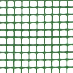 Сетка садовая, 1 × 10 м, ячейка 1 × 1 см, пластик, зелёная, Quadra 10