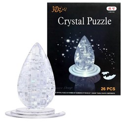 Yuxin 3D-Пазл "Капля" Прозрачная Crystal Puzzle