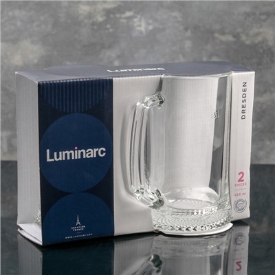 Набор стеклянных кружек для пива Luminarc «Дрезден», 500 мл, 2 шт