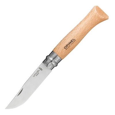 Нож Opinel №9,  нержавеющая сталь, рукоять из дерева бука, 001083