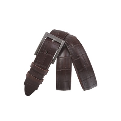 Кожаный коричневый женский джинсовый ремень B30-57