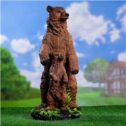 Садовая фигура "Медведи" два 26х25х55см