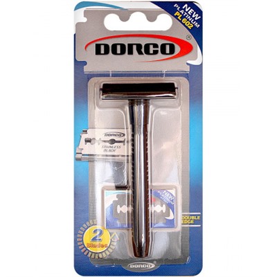 Dorco PL602 (станок+2лезвия) для двусторонних лезвий