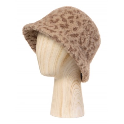 Шляпа жен. полиэстер LB-A53051 beige/camel