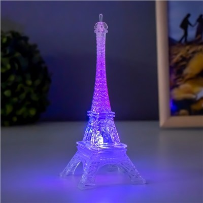 Ночник "Эйфелева башня" LED RGB 3хLR1130 7х7х18 см