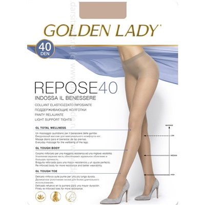 Колготки женские Repose 40 Golden Lady Дроп