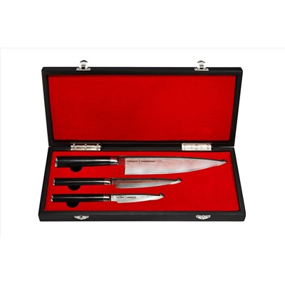 Набор из 3-х ножей в подарочной коробке Samura DAMASCUS