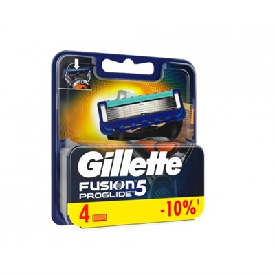 Gillette FUSION Proglide (4шт) RusPack orig