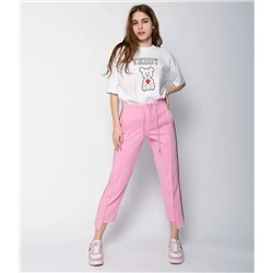 Спортивные брюки #603, розовый