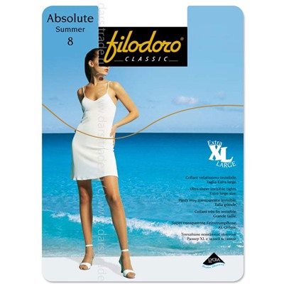 Колготки женские Absolute Summer 8 XL Filodoro Classic Дроп