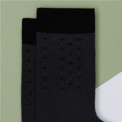 Носки Pattern black р. 41-42 (26 - 28 см)